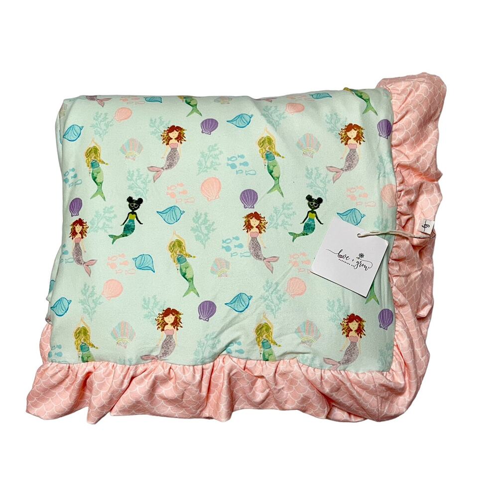 NWT Love & Grow Enchanted Mermaid Luxe Blanket